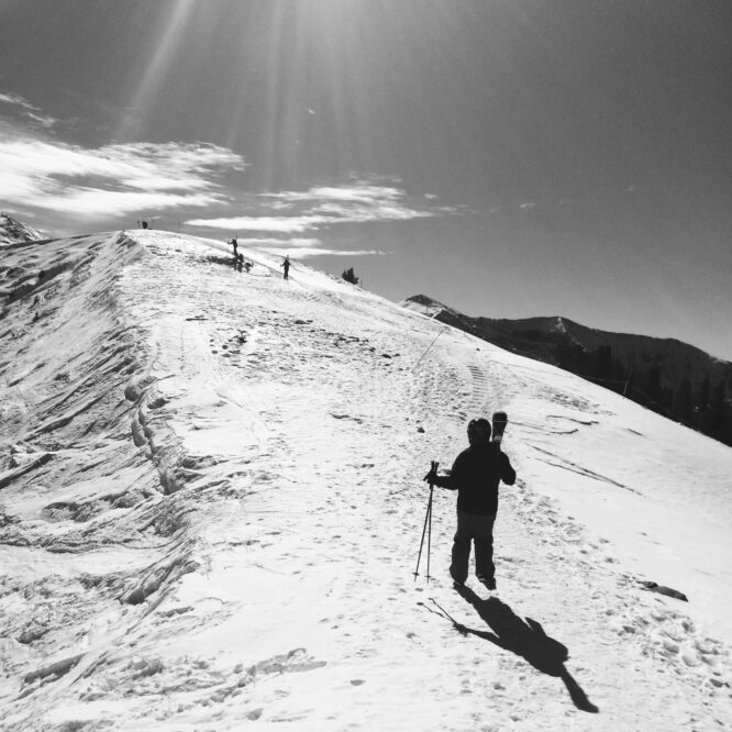 Hiking the Ridge, Taos Ski Valley