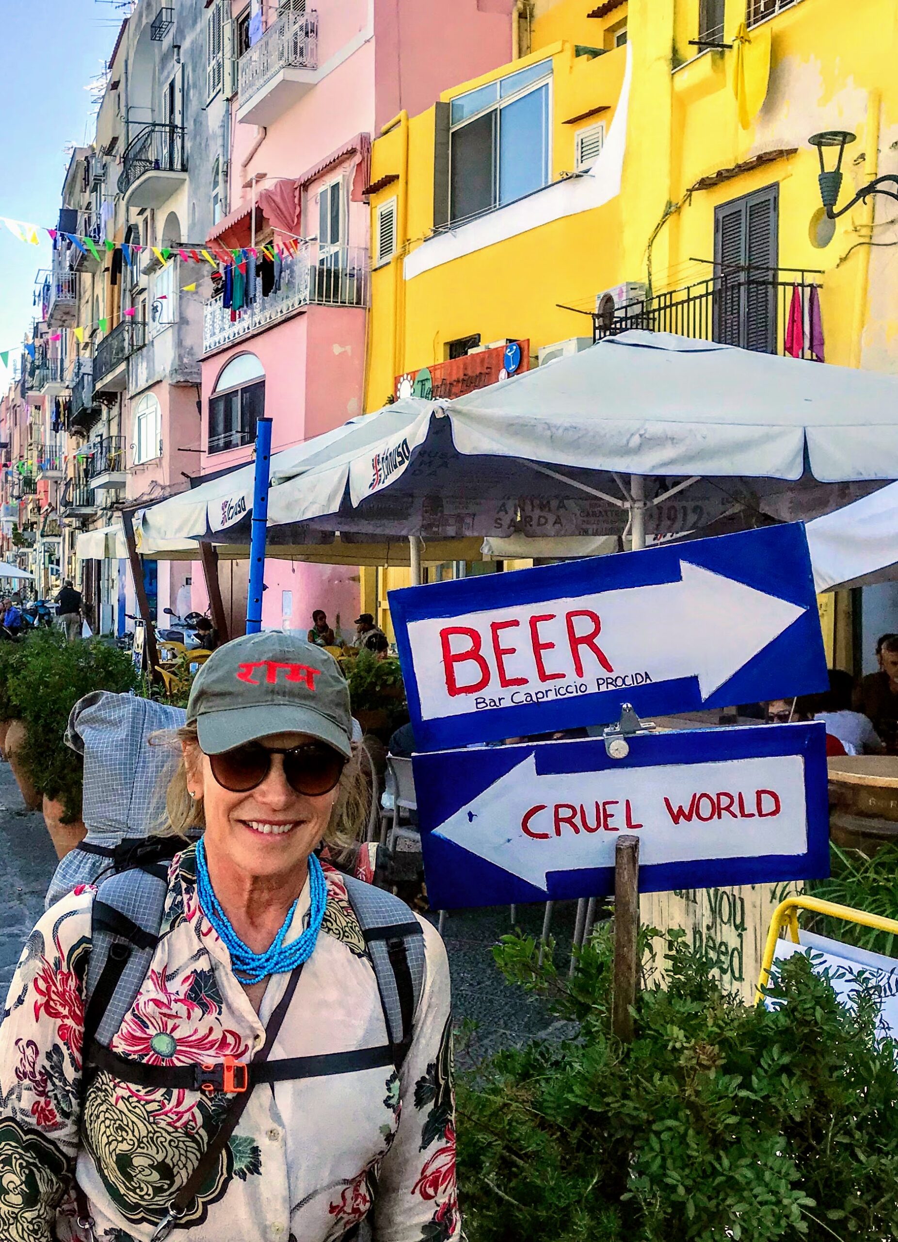 Michele Potter in Procida, Italy 2018