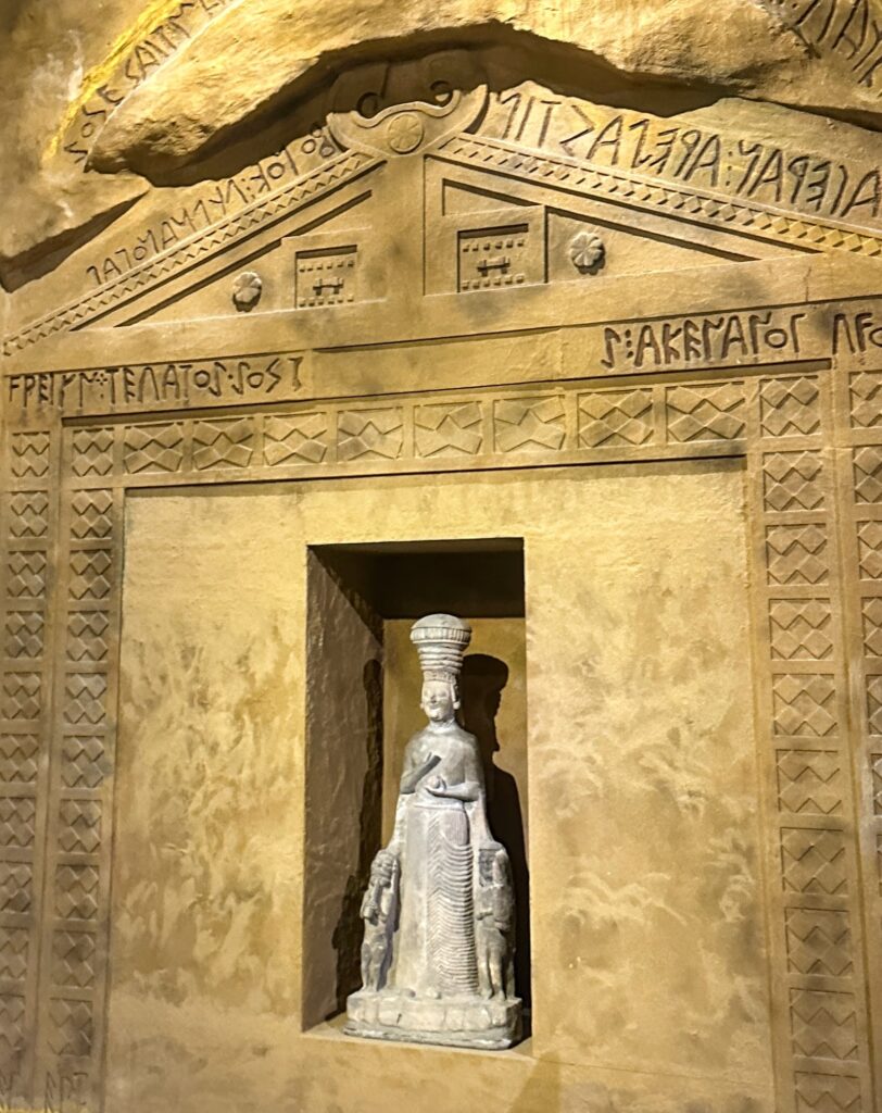 Phrygian goddess Matar at the Museum of Anatolian Civilization