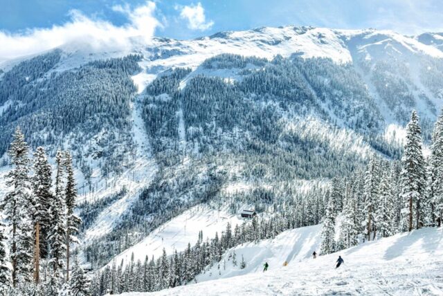 Skiing Taos