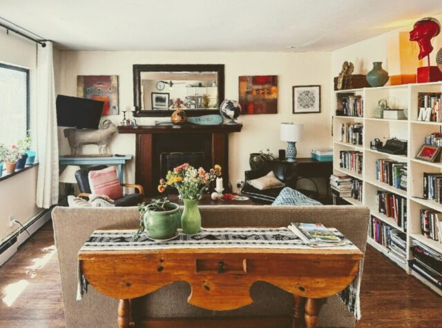 Living in a house